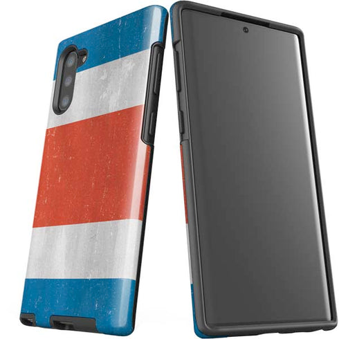 Costa Rican Flag Distressed Galaxy Note 10 Pro Case